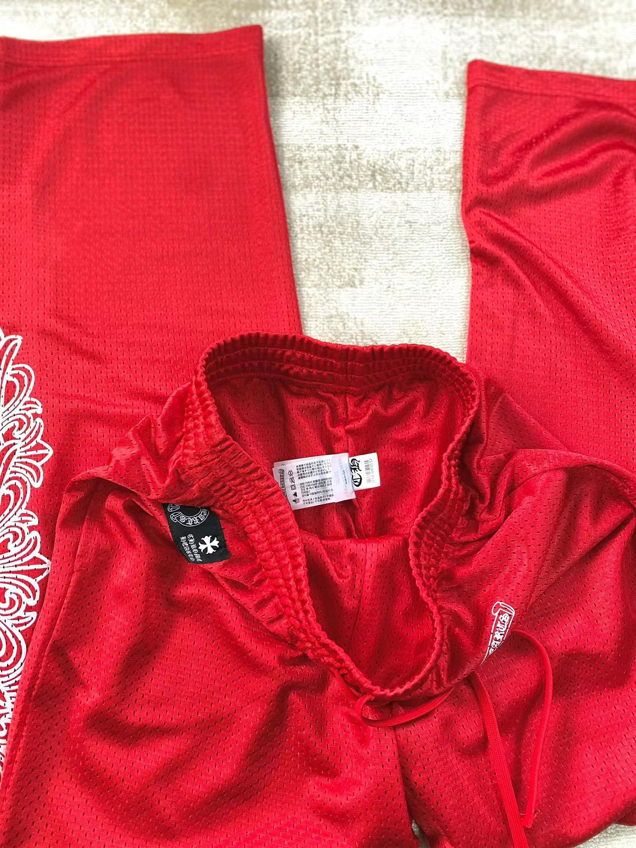 Chrome Hearts 99 Form Matty Boy Mesh Red Jersey (7) - newkick.cc